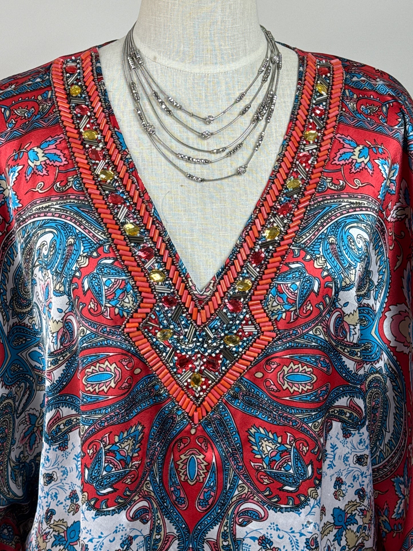 Size S/M Kaftan Multi-color