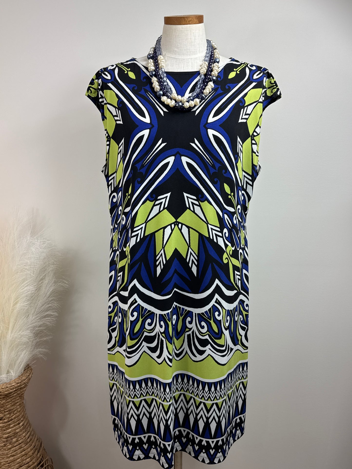 Size 3 Travelers Print Dress