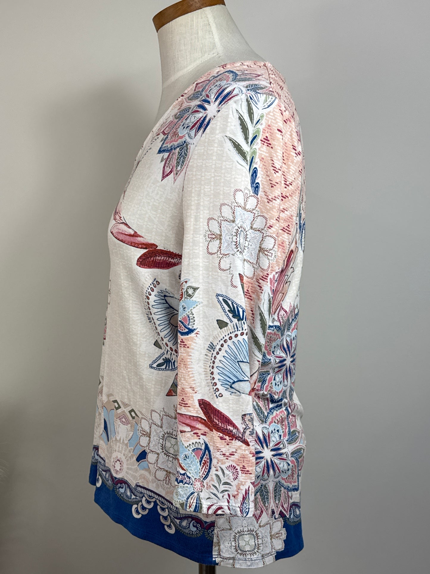 Size 1 Pull over 3/4 Sleeve Top