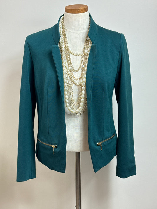 Size 0 Teal Green Blazer