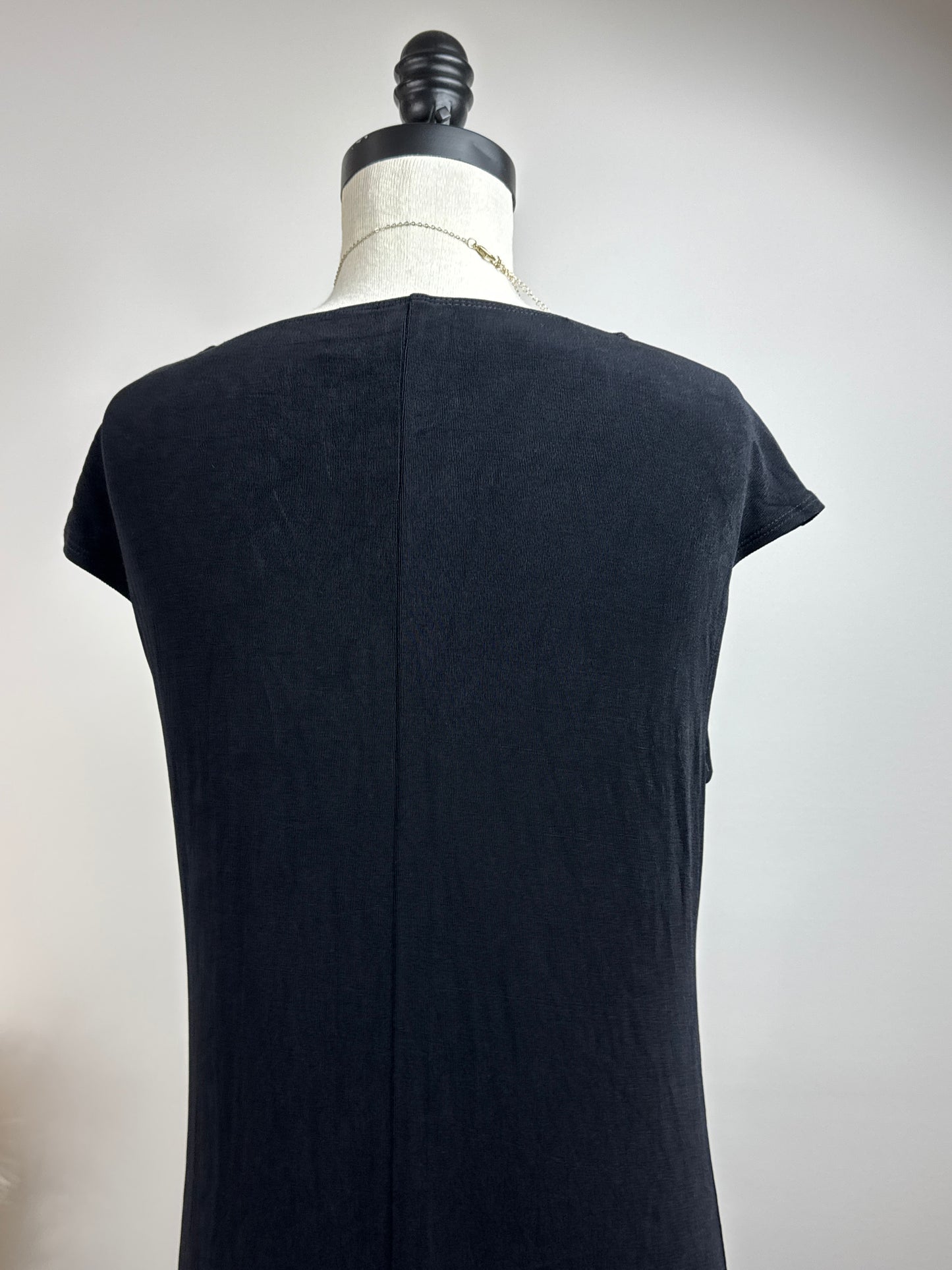 Size 1 Travelers Black Sleeveless Dress