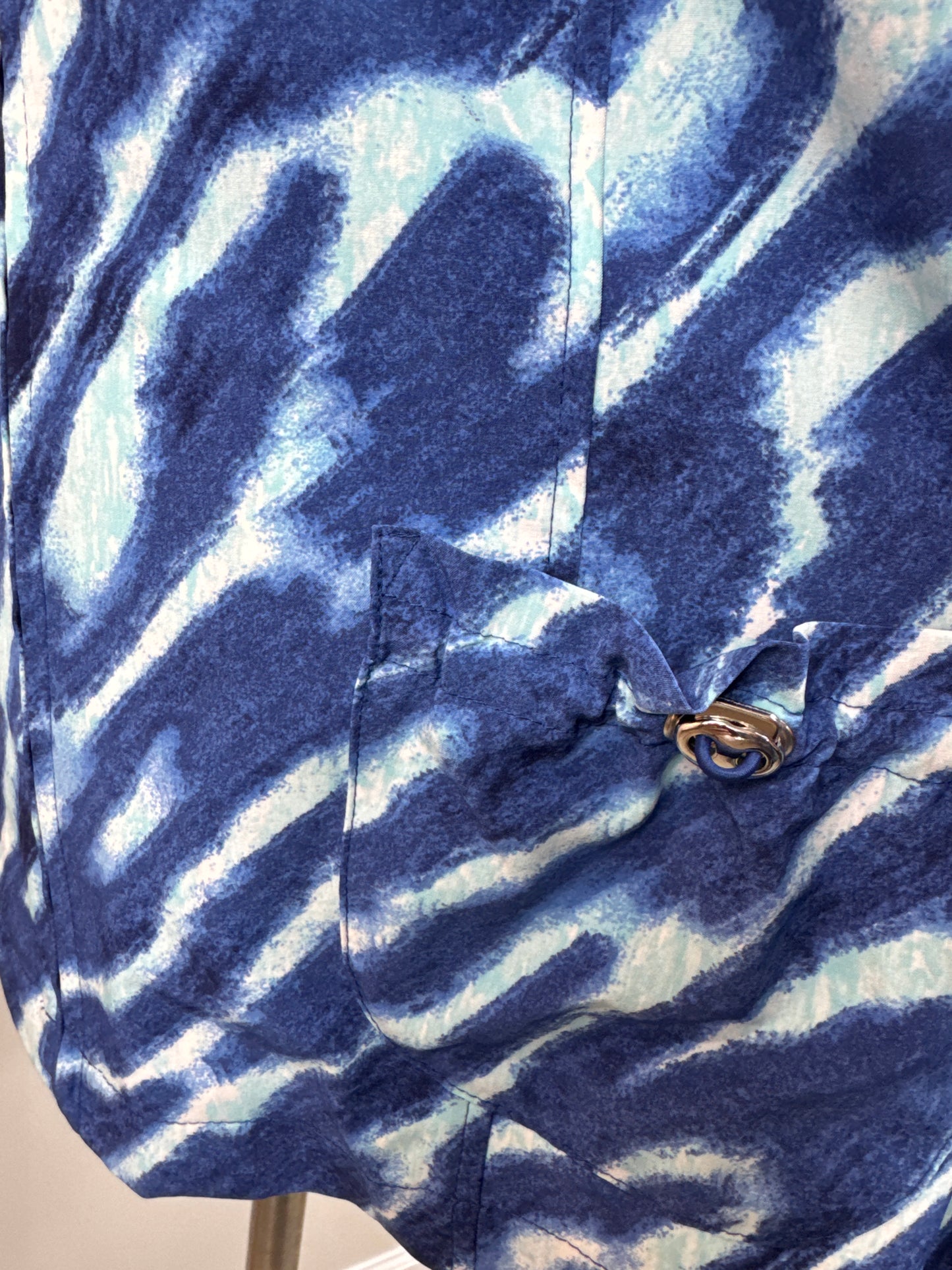Size Zenergy Blue Zip up Jacket with pockets