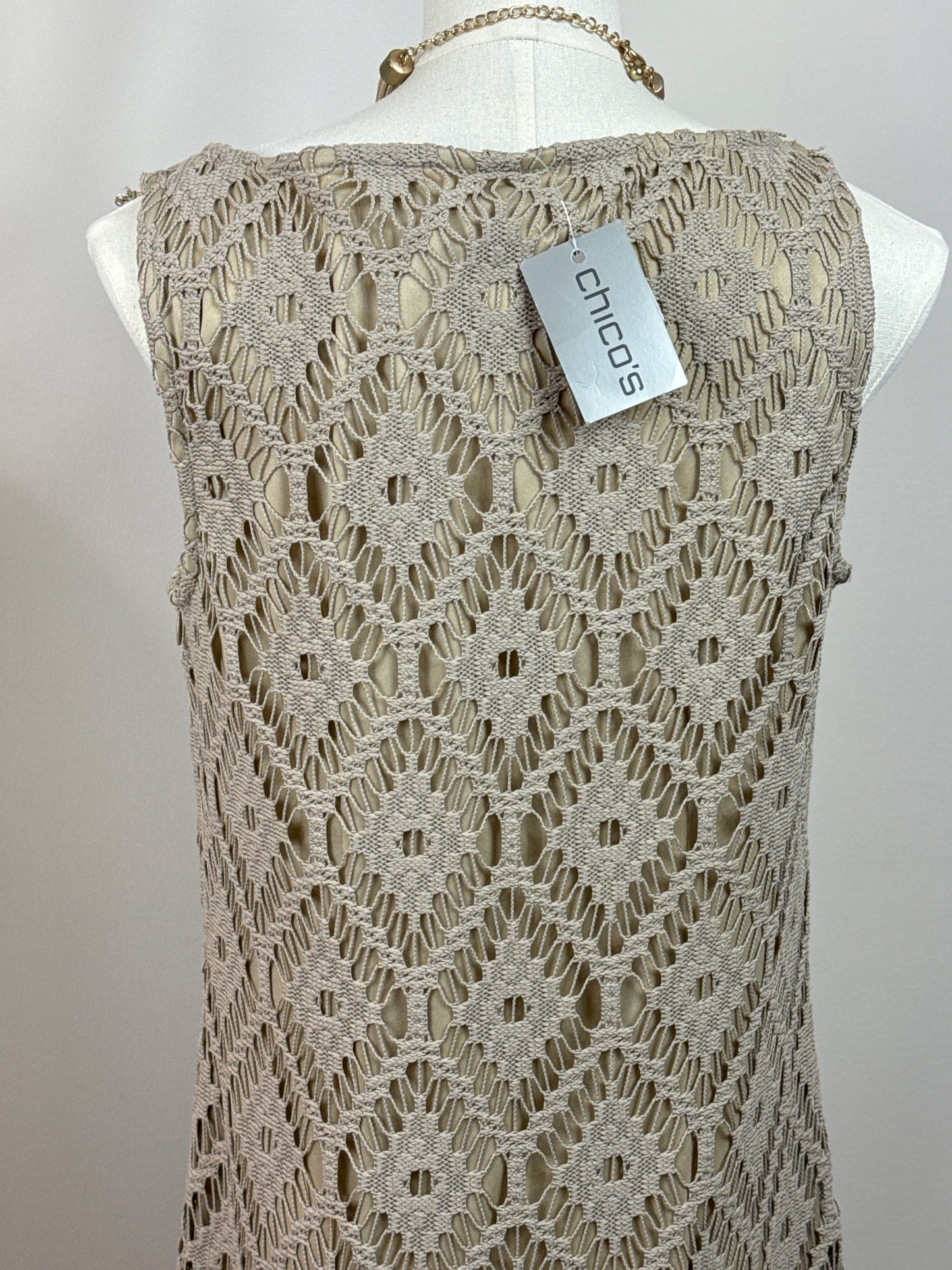 NWT Size 0 Long Sleeveless Dress