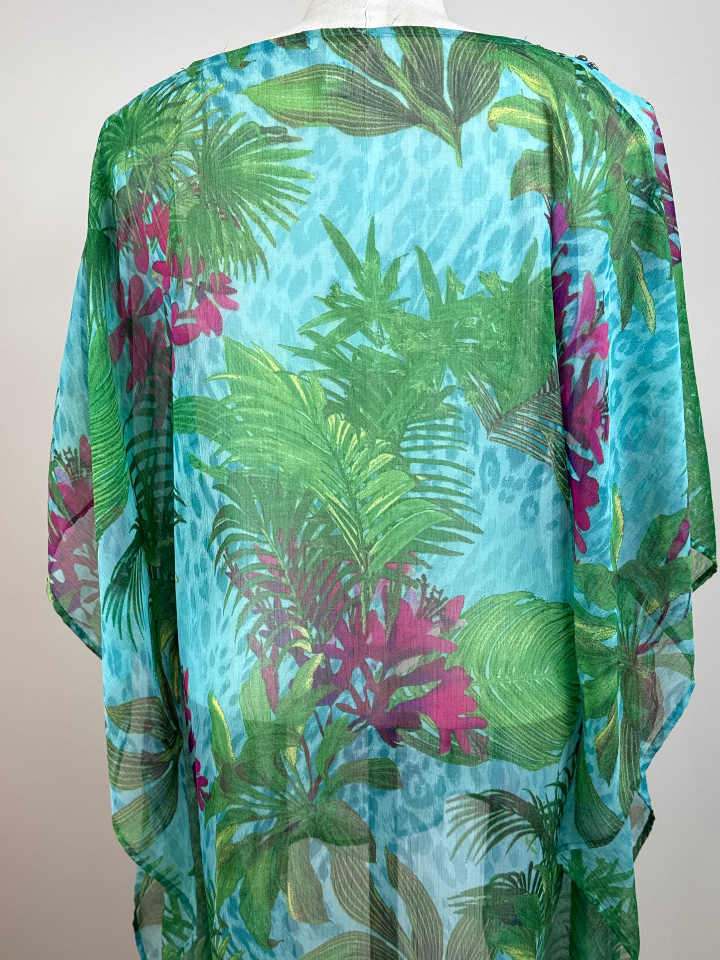 Size S/M Kaftan Tropical print