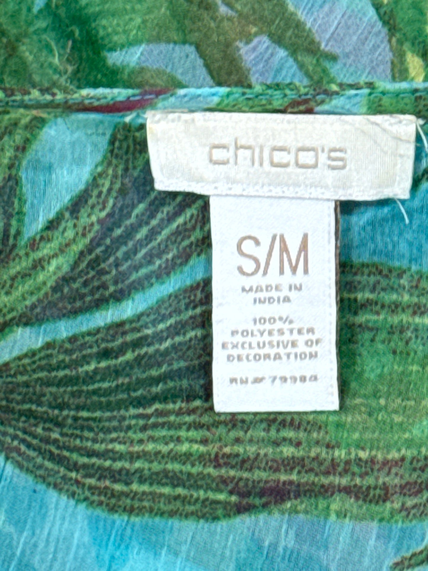 Size S/M Kaftan Tropical print