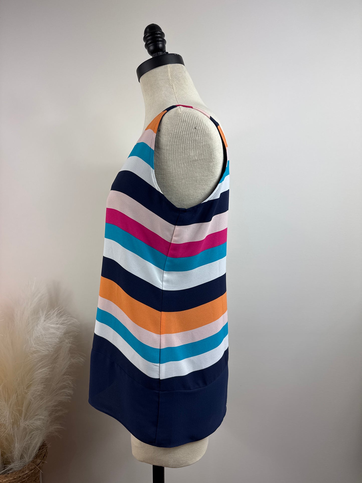 Size 0 Summer Stripe Tank Top