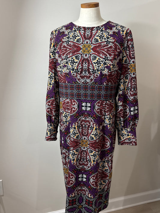 Size 2 Modern Print Dress with back zipper