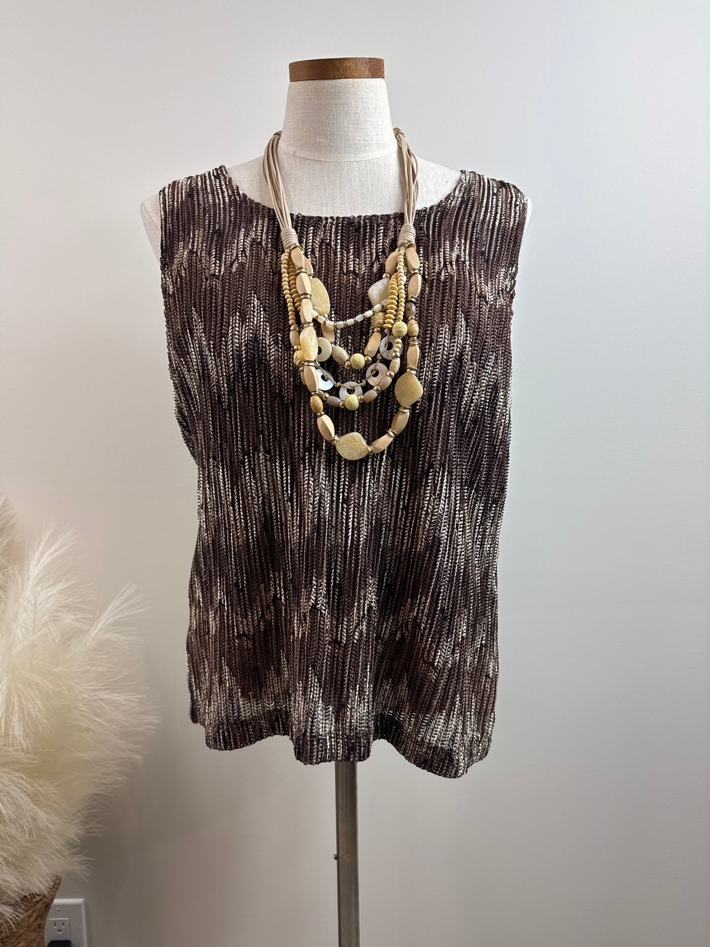 Lined Dressy Tank Top