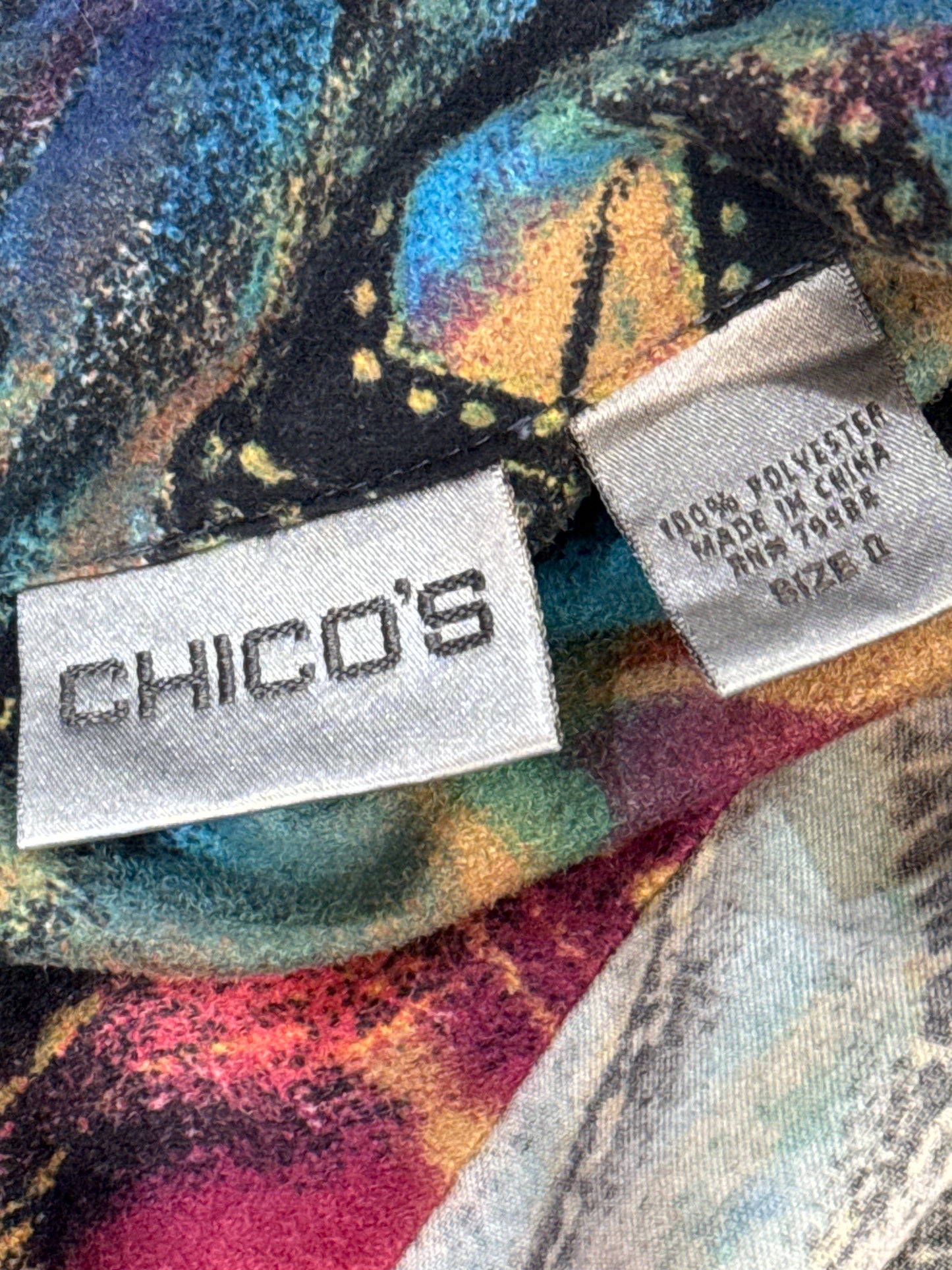 Size 0 Purple Multi Color Jacket