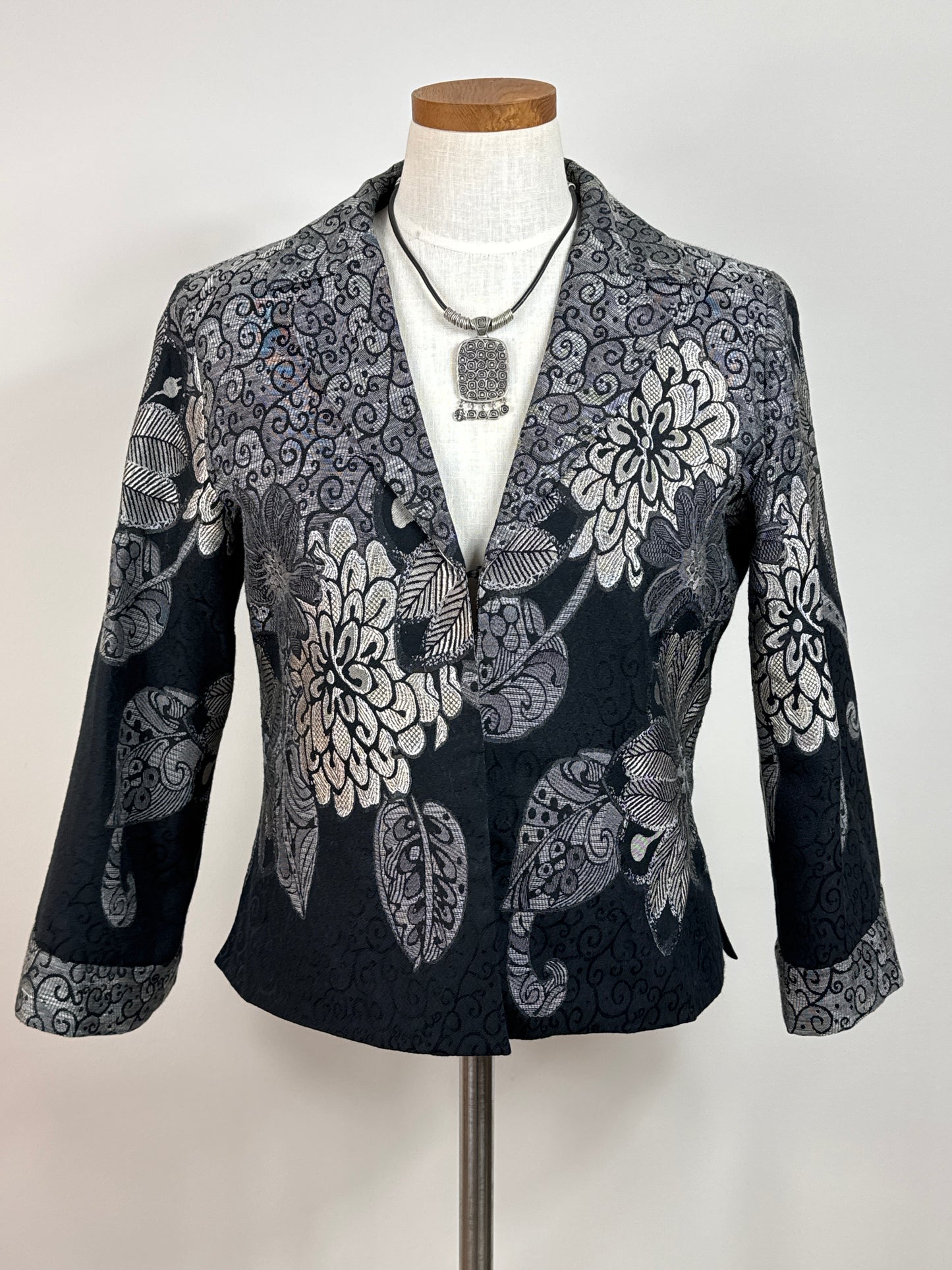 Size 1 Gorgeous Jacket Black & White, Taupe