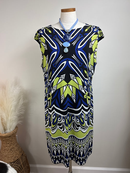 Size 3 Travelers Print Dress