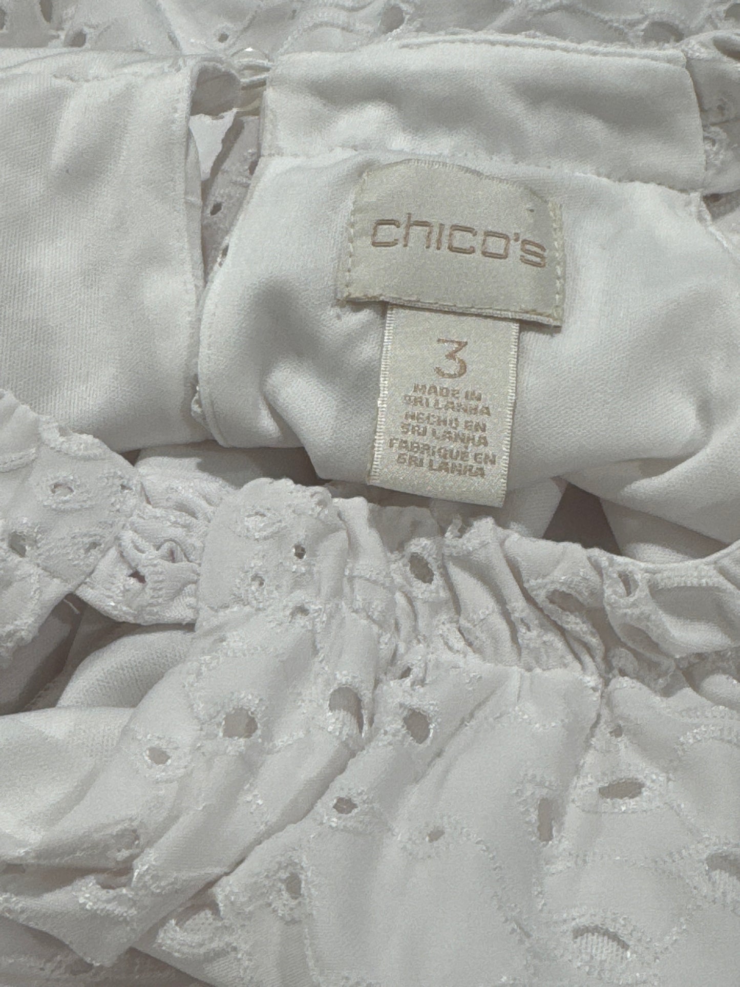 Size 3 Sleeveless White Long Dress Empire Waist