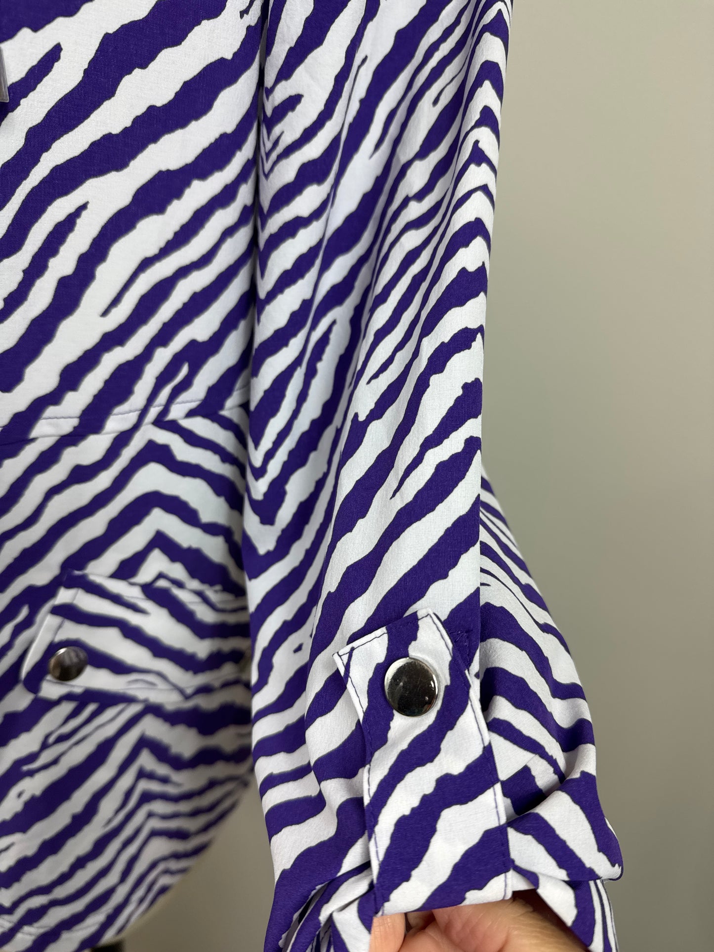 Size 2 Zenergy Purple & White Jacket