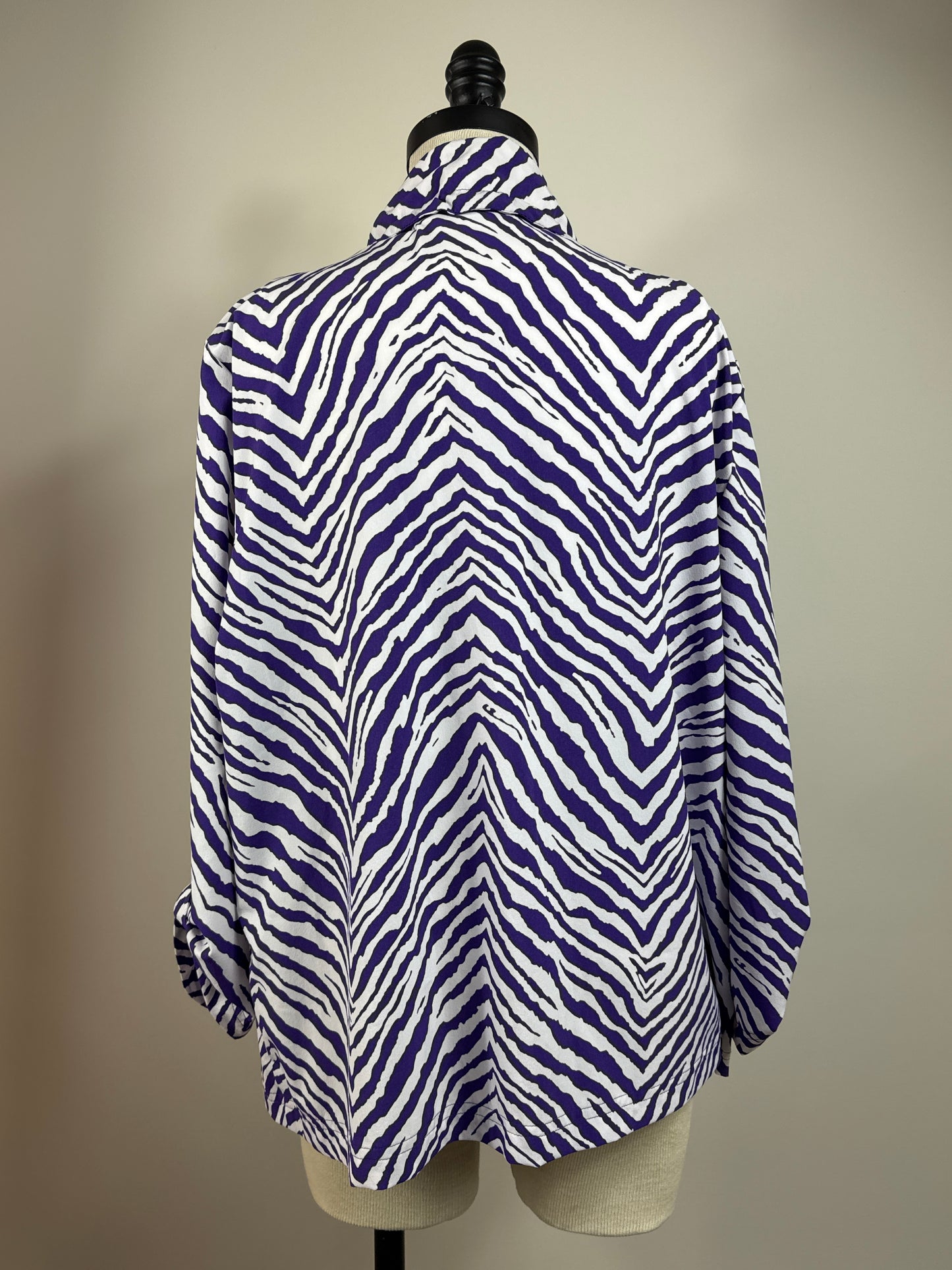 Size 2 Zenergy Purple & White Jacket